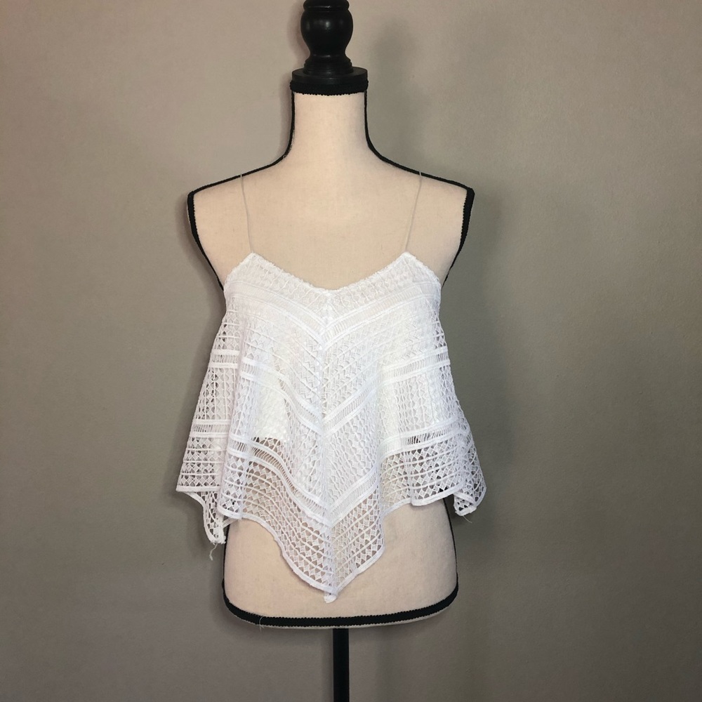 Women’s top. Zara crop top. Lace Crop top.